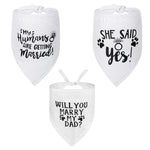 Wedding Party Pet Dog Bandana