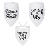 Wedding Party Pet Dog Bandana