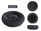 Donut Round Dog Kennel Fluffy Cushion Mat