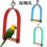 Cool Bird Parrot Swing Toy Acrylic