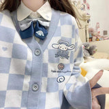 Japanese Oversized Kawaii Embroidery Cardigan Uniform