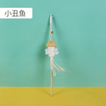 Plush Animal Cat Toy Hemp Rope Teasing