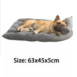 Foldable Super Soft Pet Bed With Pillow Kennel