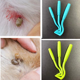 3pcs/set Pet Flea Removal Tool Kit Plastic Scratching