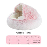 Super Soft Dog Bed Round Plush Mat