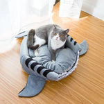 Pet Cat Dog Bed Warm Cushion Kennel