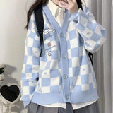 Japanese Oversized Kawaii Embroidery Cardigan Uniform