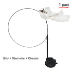 Funny Simulation Bird Interactive Cat Feather