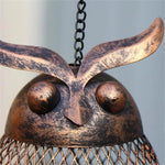 Wild Bird Owl Shape Feeder Outside Hanging