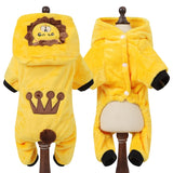 Pet Clothes Soft Warm Fleece Jumpsuits For Small Dogs