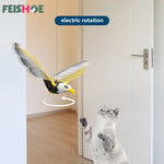 Simulation Bird Interactive Cat Toy Electric Hanging