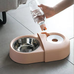 Pet  Bowl Fountain Automatic Food Water Feeder