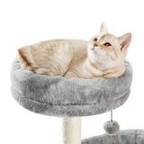 Height 140CM Cat Tree Condo Sisal Scratching Posts